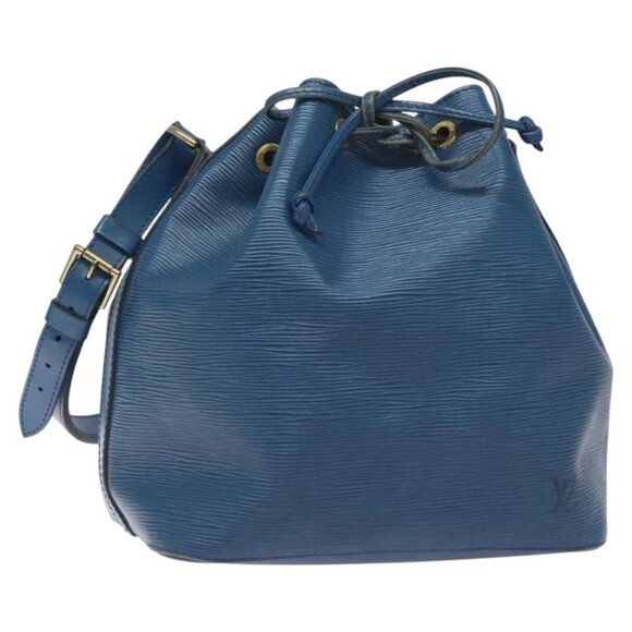 LOUIS VUITTON Epi Petit Noe Shoulder Bag Blue - Picture 1 of 16